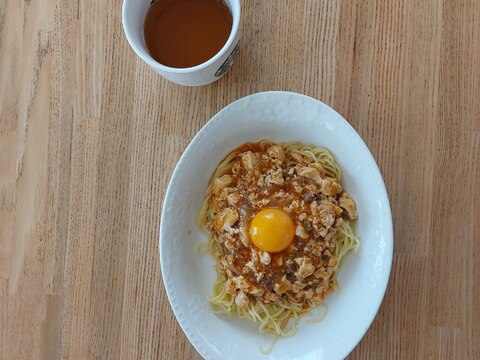 残りものな麻婆豆腐を使って!麻婆焼きそば~